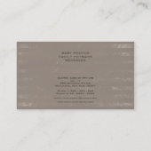 Retro  camera fotograaf Visitekaartjes (Achterkant)