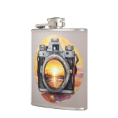 Retro camera op je zak #3 heupfles (Links)