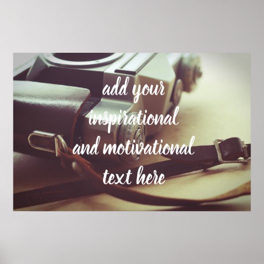 Retro camera poster (Voorkant)