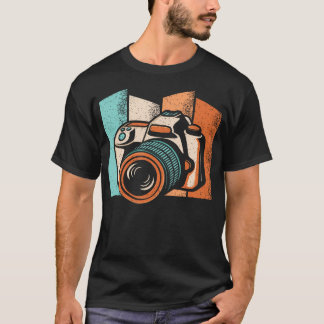 Retro Camera Vintage Fotografie Liefde Fotograaf T-shirt