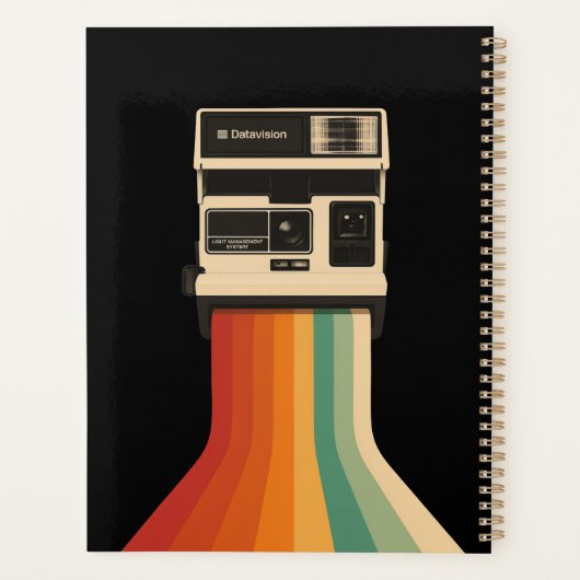 Retro Camera with Rainbow Print (Dos)