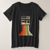 Retro Camera with Rainbow Print (Design devant)