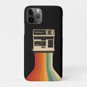 Retro Camera with Rainbow Print Case-Mate iPhone Case (Achterkant)
