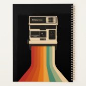Retro Camera with Rainbow Print Planner (Achterkant)