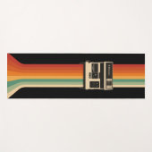 Retro Camera with Rainbow Print Yogamat (Voorkant (horizontaal))