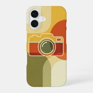 Retro Cameravorm iPhone 16 Hoesje