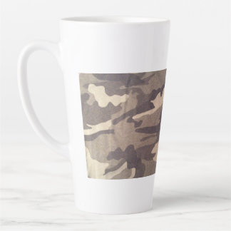 Retro camo design, nog steeds populair design, duo latte mok