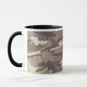 Retro camo design, nog steeds populair design, duo mok (Links)