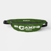 Retro Camp Bach Forêt personnalisée Vert (Recto)