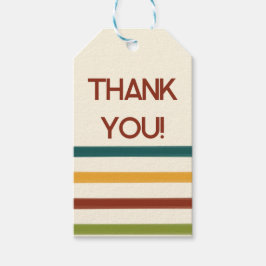 Retro Camp Thank you tags Cadeaulabel