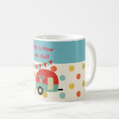 Retro Camper Love Mok - Zo rollen we (Voorkant rechts)