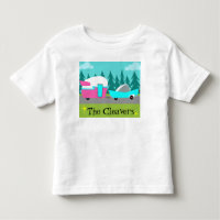 Retro Camper / Trailer & Car T-Shirt