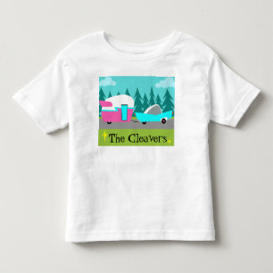 Retro Camper / Trailer & Car T-Shirt