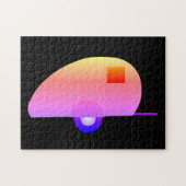 RETRO CAMPER TRAILER JIGSAW PUZZLE (Horizontal)