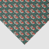 Retro Camper Van Kerstmis Tissuepapier (Detail)