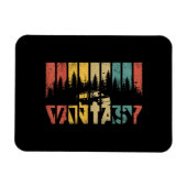 Retro Camper Van Life -  Vanlife Magneet (Horizontaal)