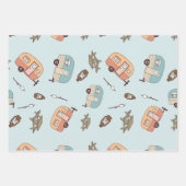 Retro Camper Wrapping Paper (Voorkant)