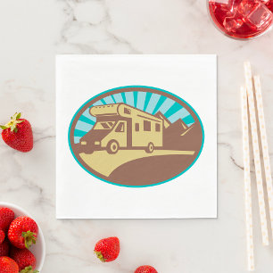 Retro Campervan Servet