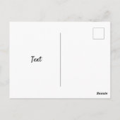 Retro Camping Auto Aanhangwagen Briefkaart (Achterkant)