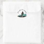 Retro Camping Auto Aanhangwagen Stickers (Tas)