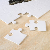 Retro Camping Auto Trailer Legpuzzel (Zijkant)