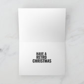 RETRO CAMPING COUPLE CHRISTMAS CARTE (Intérieur)