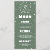 Retro Camping Let Adventure Begins Menu 4x9 (Voorkant)