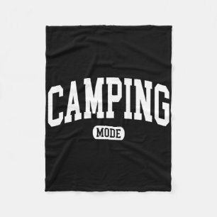 Retro Camping Mode Kampeerder Wandelaar Kampeerlie Fleece Deken