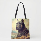 Retro Cane Corso Schilderen Draagtas (Voorkant)