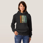 Retro Canoeing Paddle Paddling Canoeist Kayak Kaya Hoodie (Voorkant volledig)