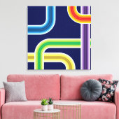 Retro Canvas Afdruk (Insitu (Woonkamer))