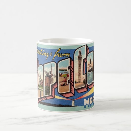 Retro Cape Cod Café Mug (Centre)