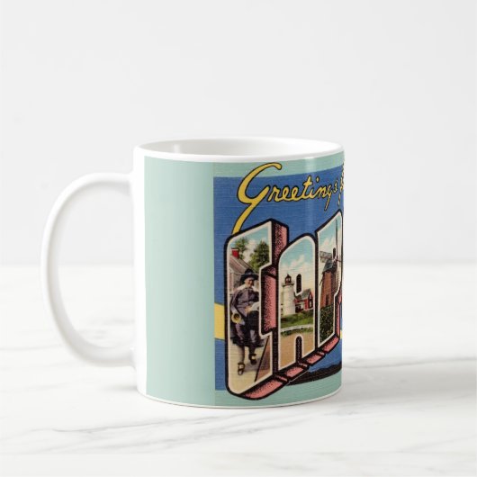 Retro Cape Cod Coffee Mok (Links)