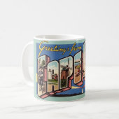Retro Cape Cod koffiemok (Voorkant links)
