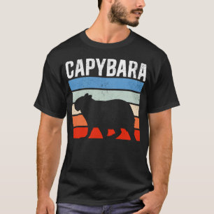 Retro  Capybara Cute Animal T-shirt