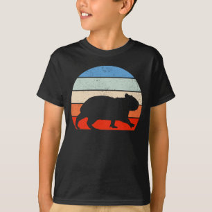 Retro Capybara Lover dierentuin T-shirt