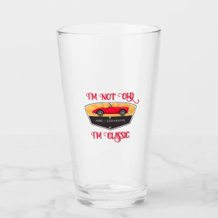 Retro Car Lover Glas