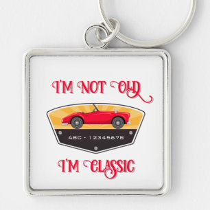 Retro Car Lover Sleutelhanger