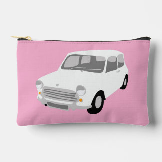 Retro Car Pink and White Etui