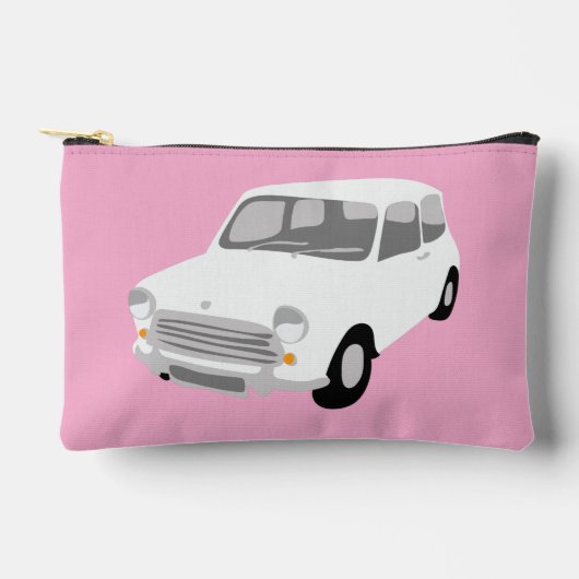 Retro Car Pink and White Etui (Voorkant)