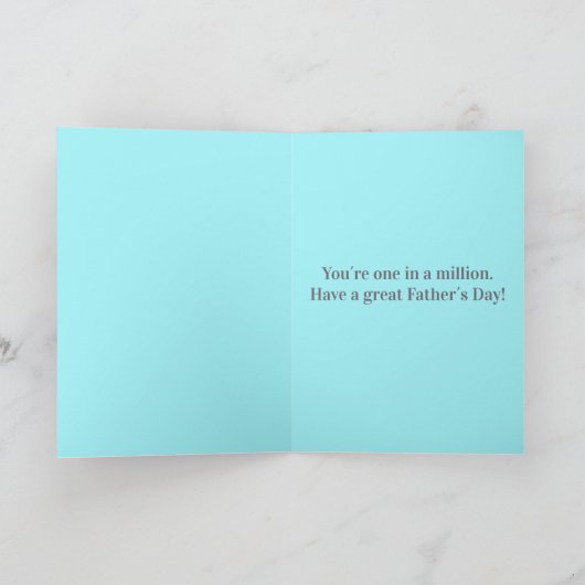 Retro Car Vaderdag Kaart (Binnen)