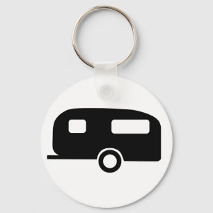 Retro Caravan Sleutelhanger