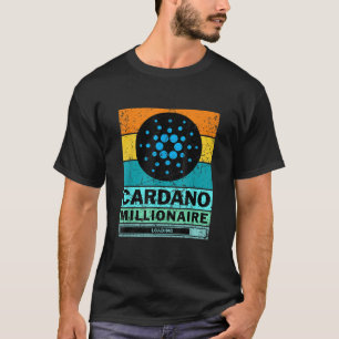 Retro Cardano Millionaire ADA Mannen Women Ki T-shirt