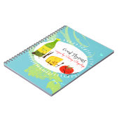 Rétro carnet italien de recette d'ustensiles de (Côté gauche)