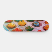 Retro Carnival Kikkers Skateboard (Horizontaal)