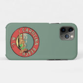 Retro Carolina Beach Rondel Case-Mate iPhone Case (Achterkant (horizontaal))