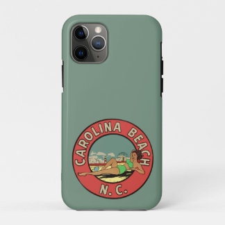 Retro Carolina Beach Rondel iPhone 11 Pro Hoesje