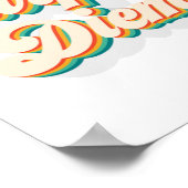 Retro Carpe Diem Poster (Hoek)