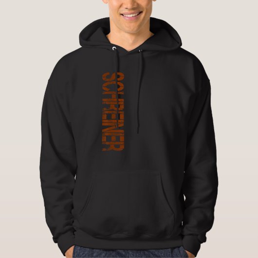 Retro Carpenter's kerst Hoodie (Voorkant)