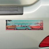 RETRO CARS - Auto-reparatie auto Bumpersticker (Op auto)